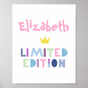 Poster Limited Edition Word Art Expression