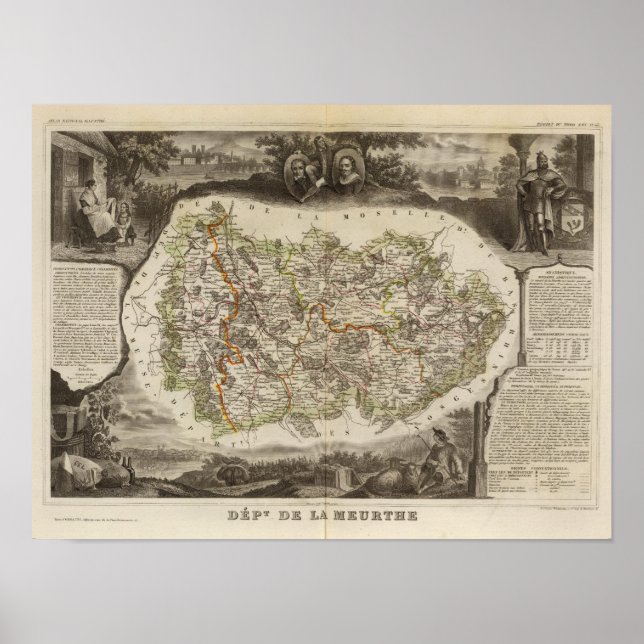 Pôster Limites do distrito (Frente)