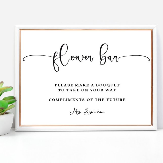 Poster Limões e Bar de Mimosa Floral (Criador carregado)