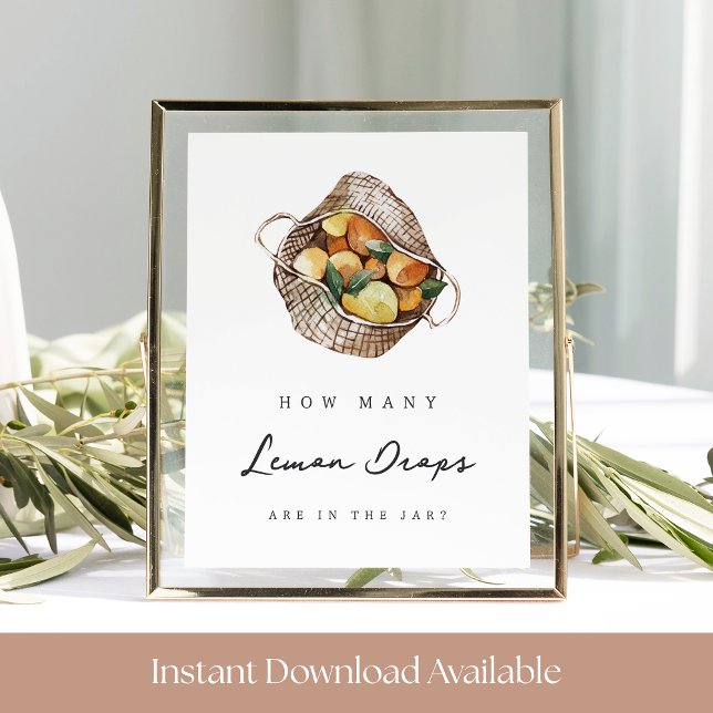 Poster Limon Drop Chá de panela Sinal de Jogo (Criador carregado)