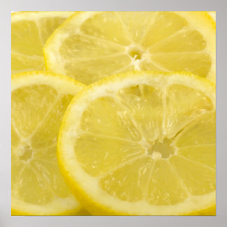 Poster Limon Slices