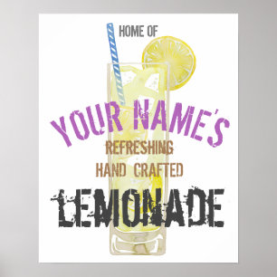 Poster Limonada Personalizada