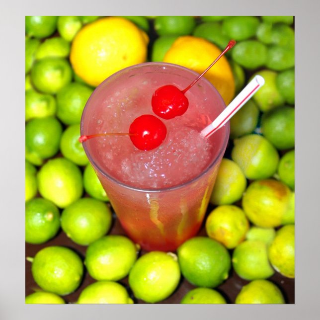 Pôster Limonada Rosa (Frente)