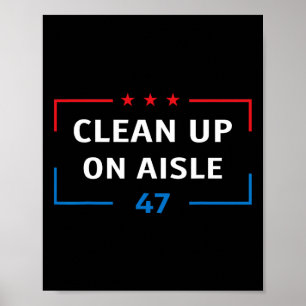 Poster Limpar no corredor 47 Impeachment 47 Anti Trump Pr