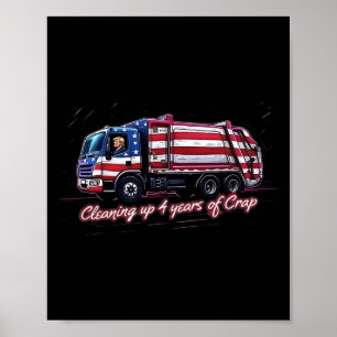 Poster Limpeza: 4 Anos De Voto Maldito Trump 2024 Electi