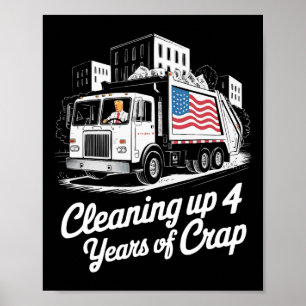 Poster Limpeza de Donald Trump Republicano Apoiador de Tr