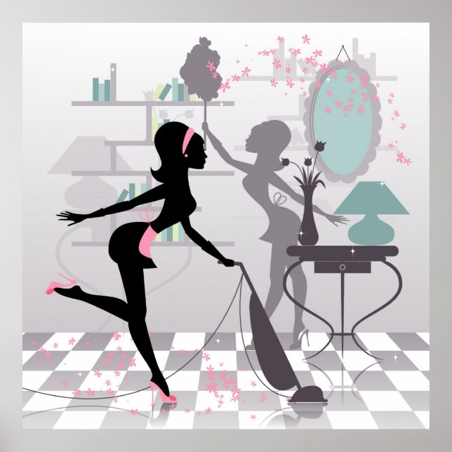 Poster Limpeza de primavera (Frente)