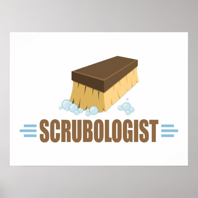 Pôster Limpeza Engraçada (Frente)