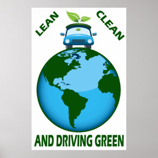 PÔSTER LIMPO E VERDE DE CONDUÇÃO