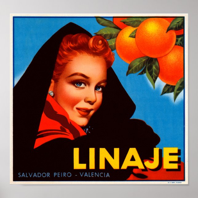 Poster Linaje Citrus (Frente)