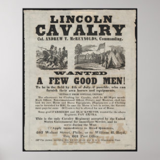 Pôster Lincoln Cavalry