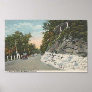 Pôster Lincoln Highway no Grandview Point