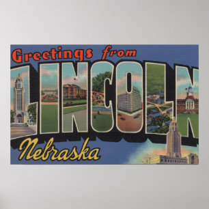 Pôster Lincoln, Nebraska - Grandes Cenas de Letra