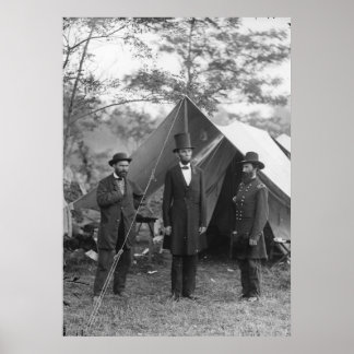 Poster Lincoln, Pinkerton, McClernand