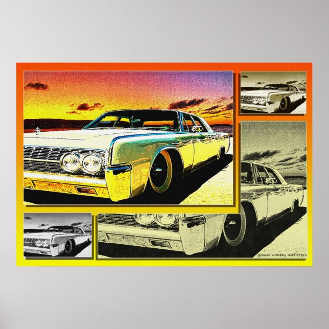 Pôster lincoln sunset (Frente)