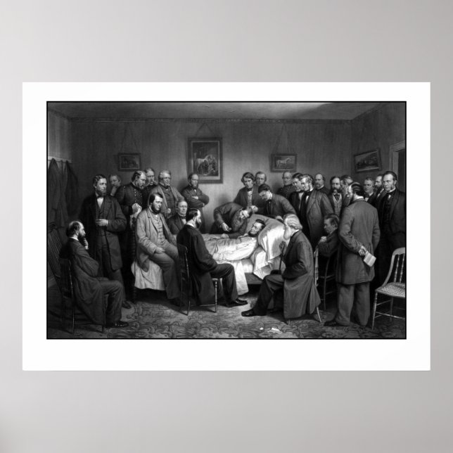 Poster Lincoln's Deathbed (Frente)