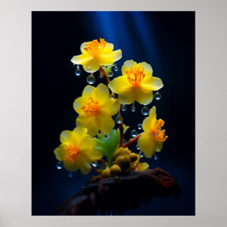 Poster Linda Amarelo Mai Blossom