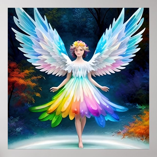 Poster Linda Anjo Wings Art-35444 (Frente)