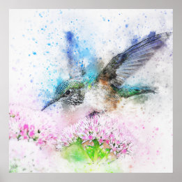 Poster Linda aquarela