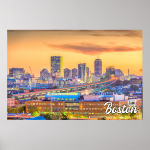 Poster Linda Boston, Massachusetts, Estados Unidos