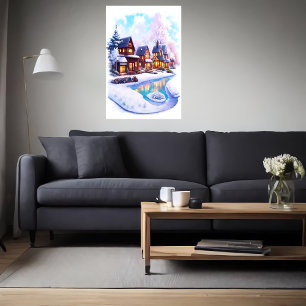 Poster Linda casa Arte AI