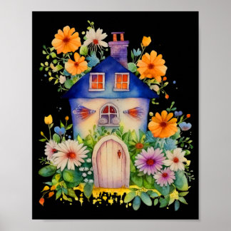 Poster Linda Casa Floral