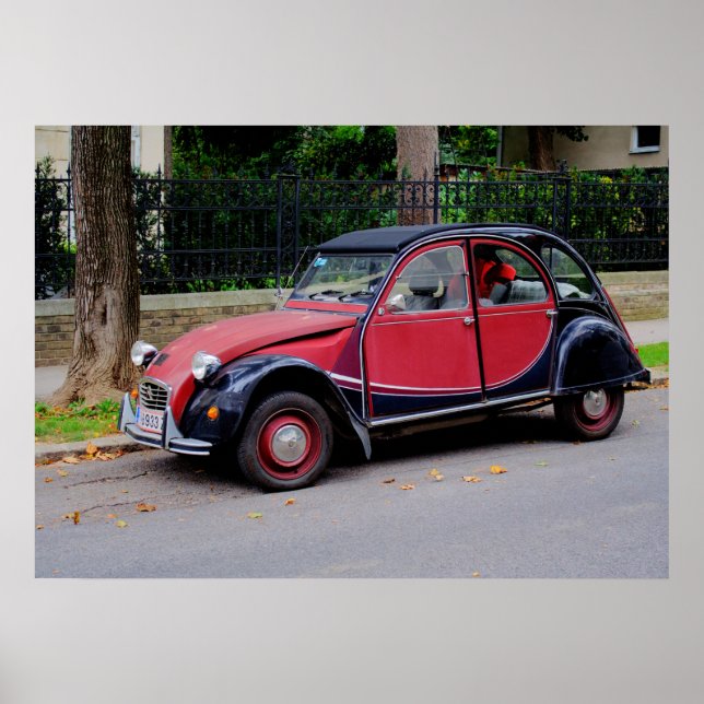 Pôster Linda Citroen 2CV Charleston (Frente)