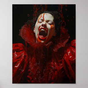 Poster Linda Condessa de Bathor do Século XVII