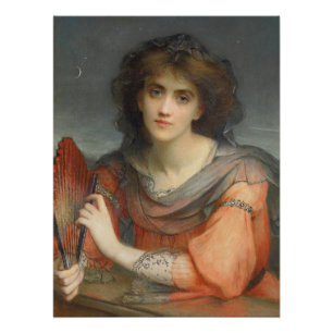 Pôster Linda deusa da Lua de Luna Hallé CC1177