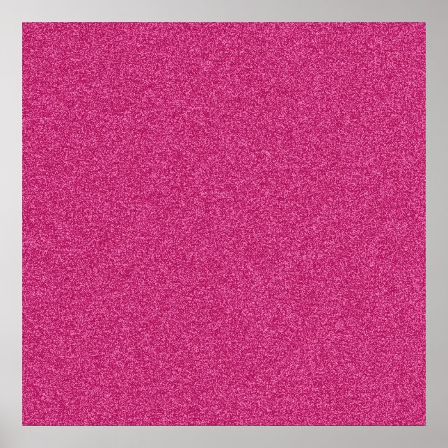 Poster Linda e elegante brilho rosa-quente (Frente)