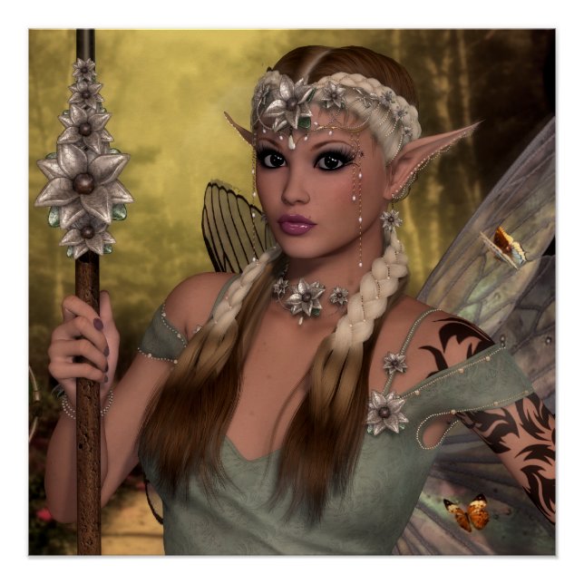 Pôster Linda Elf Brown (Frente)