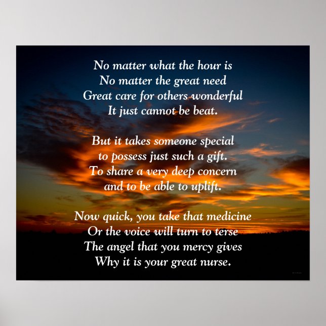 Pôster Linda enfermeira (Frente)