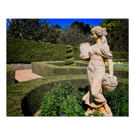 Pôster Linda estátua em Queens Park Toowoomba