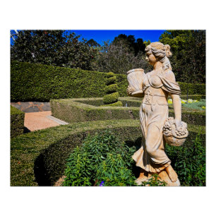 Pôster Linda estátua em Queens Park Toowoomba