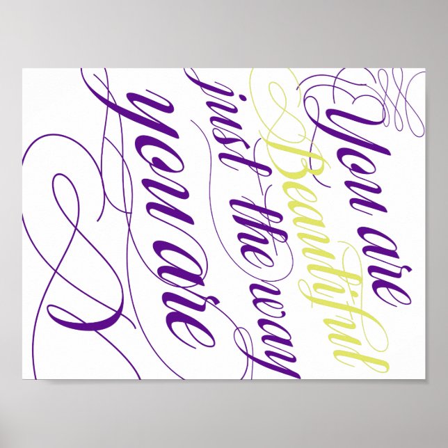 Poster Linda, exatamente como você é (Frente)