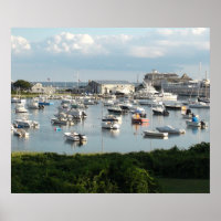 Linda foto de boatos em Dock no Cape Cod, Mães
