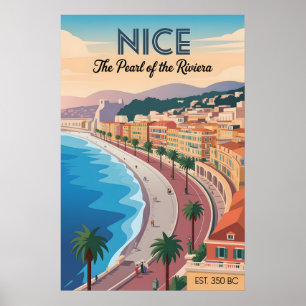 Poster Linda França Paisagem Urbana Retrô Céu Viagem
