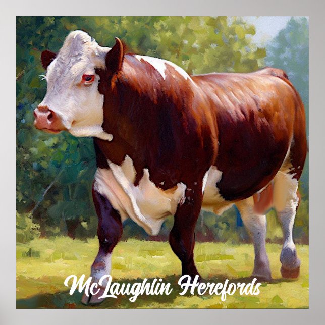 Poster Linda Hereford Bull (Frente)