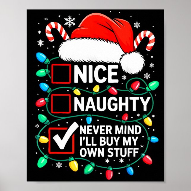 Poster Linda Malvada Não Me Importa Vou Comprar Minhas Pr (Frente)