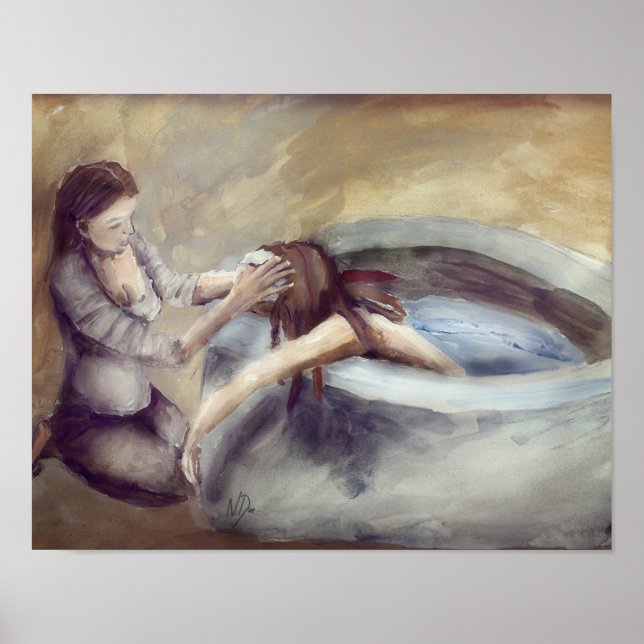 Pôster Linda Maternidade - Apoio Feminino (11 por 14) (Frente)