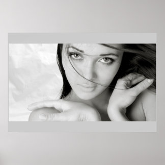 Pôster linda menina