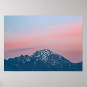 Poster Linda montanha sunset sky Storžič, Eslovênia