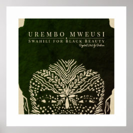 Poster Linda mulher africana