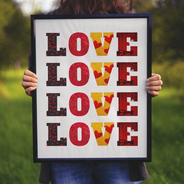 Poster Linda Namorados de Amor, Arte de Muro (Criador carregado)