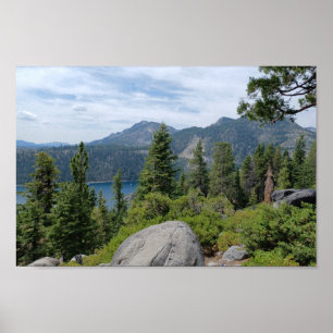 Poster Linda paisagem do Lago Tahoe