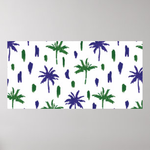 Poster Linda palmeira tropical