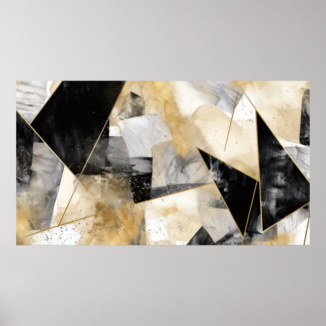 Poster Linda pintura de fundo (Frente)