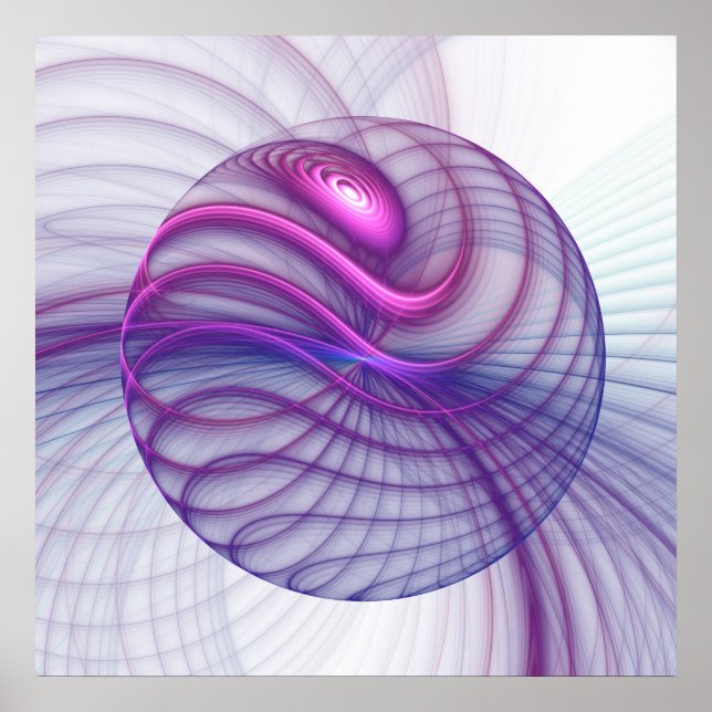 Pôster Linda pintura frontal de Abstrato moderno Swing (Frente)