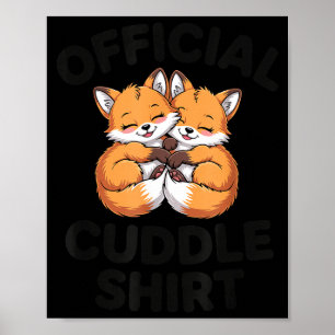 Poster Linda Raposa Abraço Casal Este É Meu Abraço