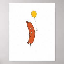 Poster Linda Salsicha Engraçada